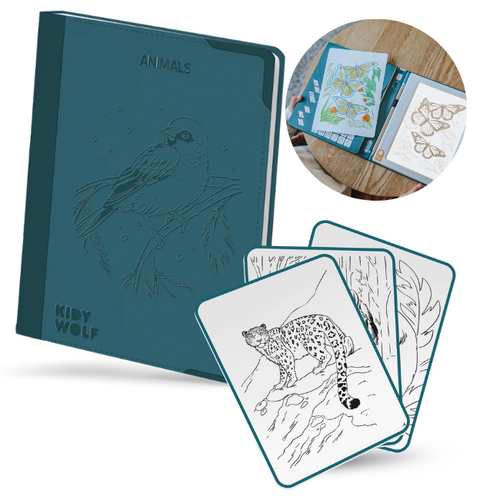 kidywolf KIDYDRAW-PAD - Verlichte tekentablet "Animals" (+8)