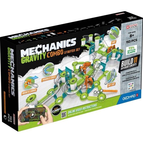 geomag Geomag Mechanics Gravity Recycled Combo Starter Set 153 pcs