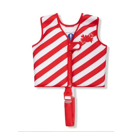 Swim Essentials Zwemvest - Rood/Wit - Crabby 1/2jaar Swim Essentials Zwemvest - Rood/Wit - Crabby 1/2jaar