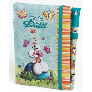 Diddl DIDDL Notitieboekje A6 met pen (diverse kleuren: blauw en roze)