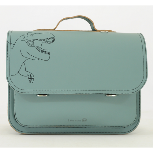 Own Stuff Boekentas lagere school met 2 magneetsloten - Dino Azul