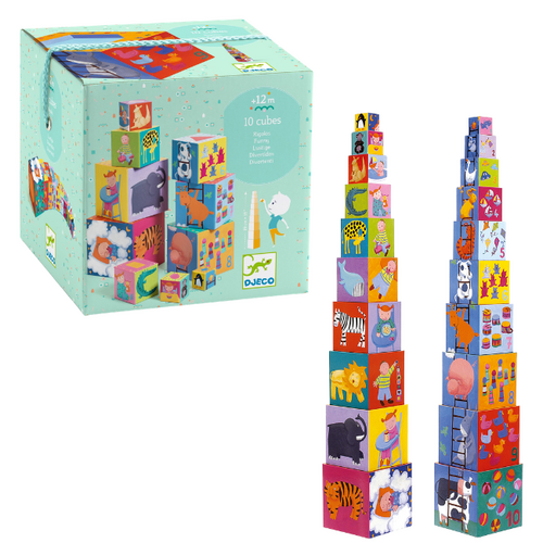 Djeco Stapeltoren 'Rigolos' (+12m) Djeco Stapeltoren 'Rigolos' (+12m)