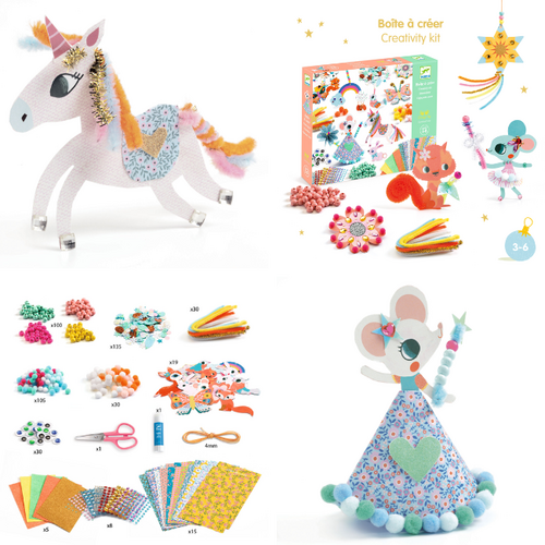 Djeco Knutseldoos - Creativity box 'Eenhoorn' (5-8j)