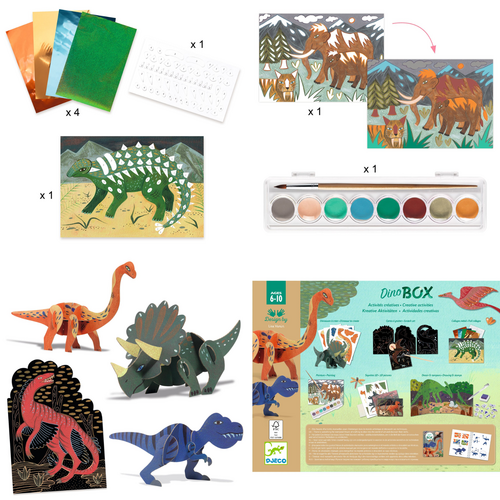 Djeco Knutseldoos - 6 activiteiten 'Dino Box'