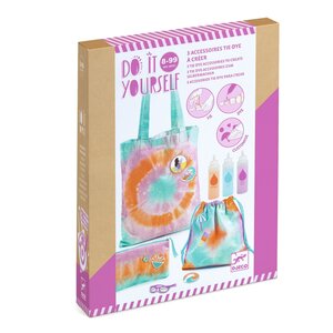 Djeco DIY - Tie Dye Sunshine camp (8-99j) Djeco DIY - Tie Dye Sunshine camp (8-99j)