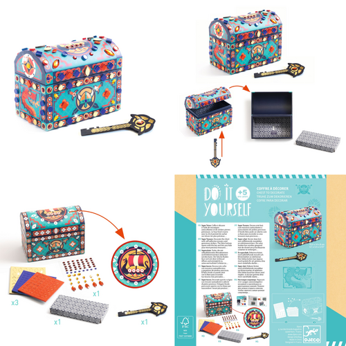 Djeco DIY - Schatkist decoreren 'Superschat' (+5j) Djeco DIY - Schatkist decoreren 'Superschat' (+5j)