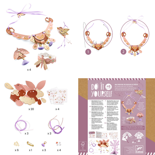 Djeco DIY - Juwelen maken 'Miss Rosefinch' (+6j)