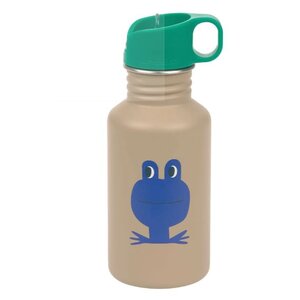 Lassig Bottle Stainless Steel - Happy Trails, Frog - 500ml