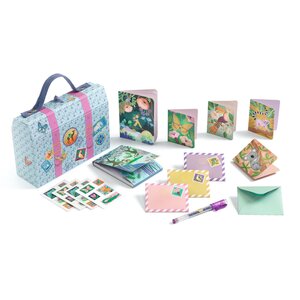 Djeco Schrijfwarenkoffer / Briefpapierset "Marie"
