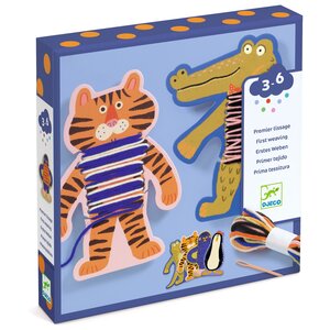 Djeco Knutseldoos - Borduren met wol 'Dierentruien'