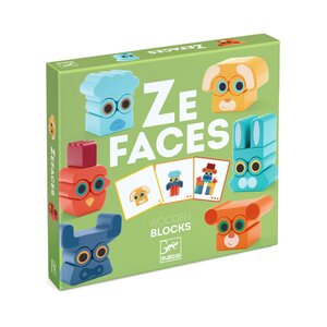 Djeco Spel - Constructie & Ruimtelijk Inzicht 'ZeFaces' (+3)