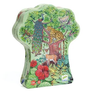 Djeco Puzzel - Indiase Jungle 54st. (+5) Djeco Puzzel - Indiase Jungle 54st. (+5)