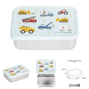 A Little Lovely Company Stainless Steel Lunch Box - Vehicles