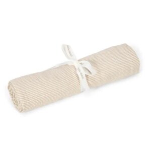 Little Dutch Swaddle - Beige streepjes - 120 cm Little Dutch Swaddle - Beige streepjes - 120 cm