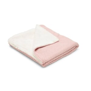 Little Dutch Gebreid wiegdeken - Fleece - Roze - Essentials Little Dutch Gebreid wiegdeken - Fleece - Roze - Essentials