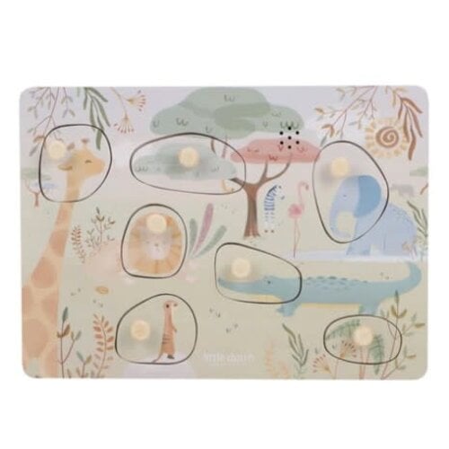 Little Dutch Geluidenpuzzel - Safari Friends Little Dutch Geluidenpuzzel - Safari Friends