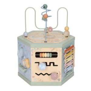 Little Dutch Houten Activiteiten zeshoek - Safari Friends Little Dutch Houten Activiteiten zeshoek - Safari Friends