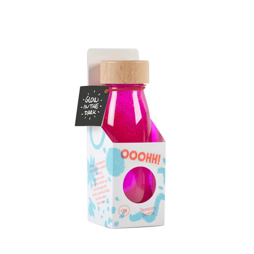 Petit Boum Sensorische Fles - Vloeibaar 'Pink Fluo' (GITD)