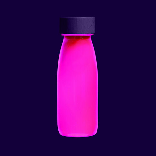 Petit Boum Sensorische Fles - Vloeibaar 'Pink Fluo' (GITD)