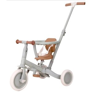 Little Dutch 4 in 1 Driewieler met duwstang groen