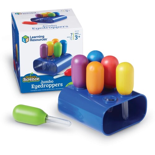 Learning Resources Primary Science® Jumbo Eyedroppers with Stand