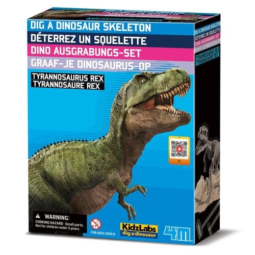 4m Kidzlabs - Graaf Je Dino Op 'Tyrannosaurus Rex'