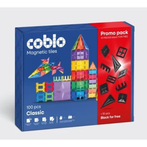 Coblo Coblo Promopack: 10 zwarte tegels GRATIS bij 100 stuks classic Coblo Coblo Promopack: 10 zwarte tegels GRATIS bij 100 stuks classic