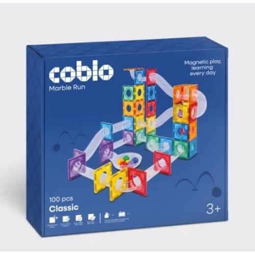 Coblo Coblo Knikkerbaan 100 onderdelen Coblo Coblo Knikkerbaan 100 onderdelen