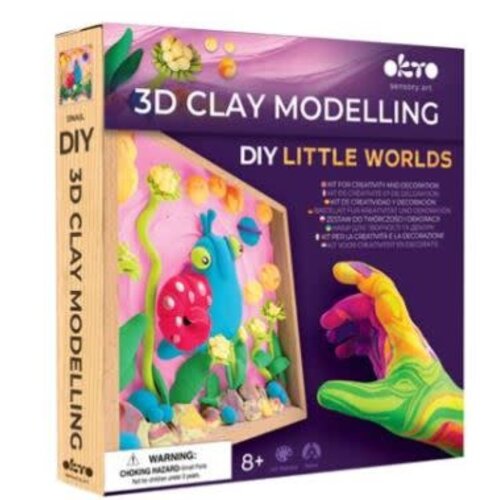 okto Okto Sensory Art Wood En Craft - Kleine Wereld - Slak