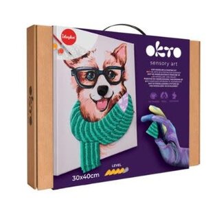 okto Okto Sensory 3D Air Clay En Kleuren Op Nummers - Fashion Corgi