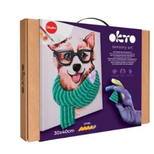 okto Okto Sensory 3D Air Clay En Kleuren Op Nummers - Fashion Corgi