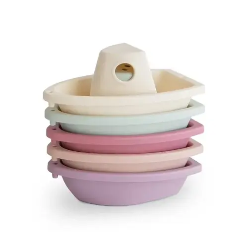 Mushie MUSHIE - BATH BOATS -  Pastel