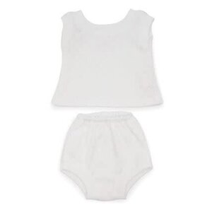 Asi Dreams Poppenkleding – ondergoed, broekje en hemdje, wit