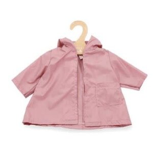 Asi Dreams Poppenkleding - Klassieke regenjas, roze