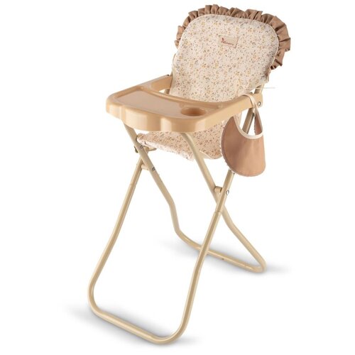 Asi Dreams Poppenaccessoires - Kinderstoel met dienblad en slabbetje "Teresa"