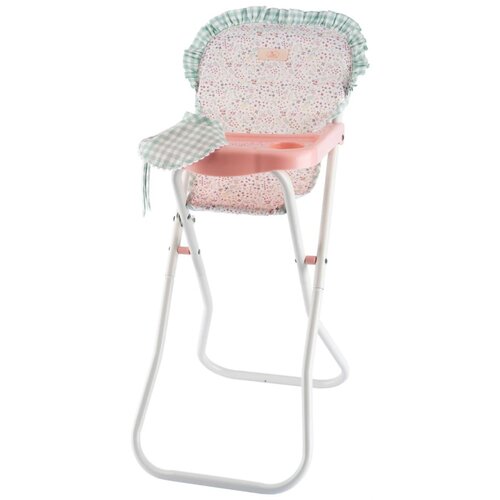 Asi Dreams Poppenaccessoires - Kinderstoel met dienblad en slabbetje "Cloe"