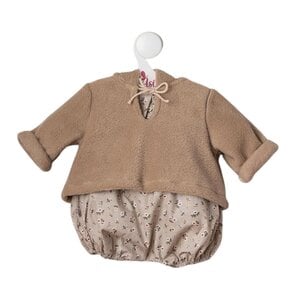 Asi Dreams Poppenkleding - Rompertje en fleecejasje (36cm)