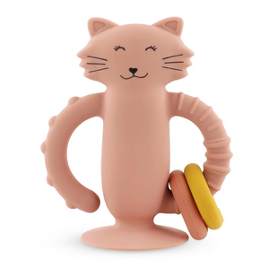 Trixie Siliconen sensorisch speelgoed met zuignap - Mrs. Cat