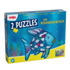 HABA Puzzel - 2 Glitterpuzzels "De mooiste vis van de zee" 12-15st. (+3) HABA Puzzel - 2 Glitterpuzzels "De mooiste vis van de zee" 12-15st. (+3)