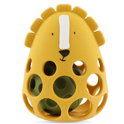 Trixie Silicone sensory rattle - Mr. Lion Trixie Silicone sensory rattle - Mr. Lion
