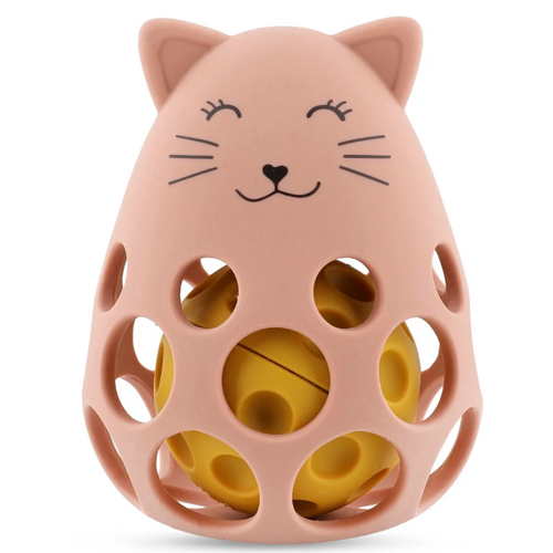 Trixie Silicone sensory rattle - Mrs. Cat