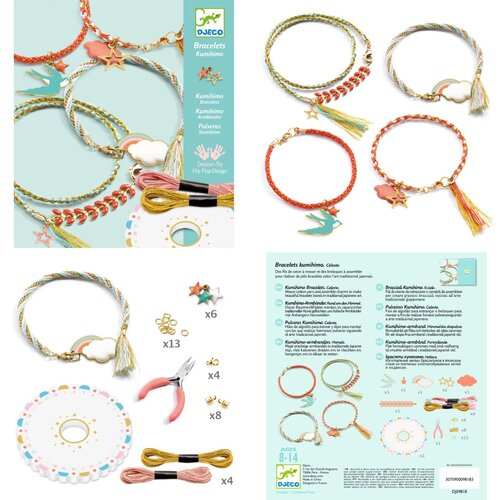 Djeco Knutseldoos - Armbandjes maken 'Kumihimo' (8-14j)