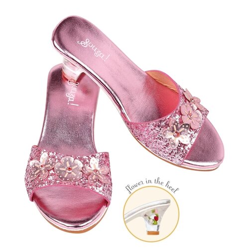 Souza Slipper hoge hak, Mariona, Roze Metallic mt. 30/31 Souza Slipper hoge hak, Mariona, Roze Metallic mt. 30/31