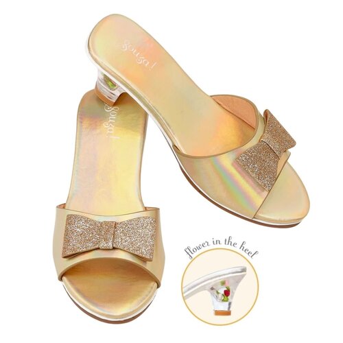 Souza Slipper hoge hak, Emmeline, Goud Metallic mt. 30/31 Souza Slipper hoge hak, Emmeline, Goud Metallic mt. 30/31