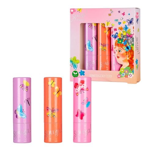 Souza Lippenbalsem set "Butterfly" (3st.)
