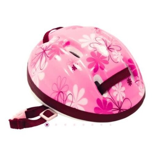 Götz fiets- en klimhelm "Pink with flowers" Götz fiets- en klimhelm "Pink with flowers"