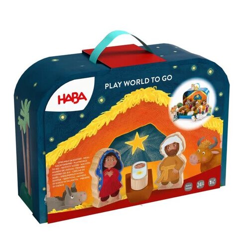 HABA Speelwereld in een koffer - Kerststal HABA Speelwereld in een koffer - Kerststal