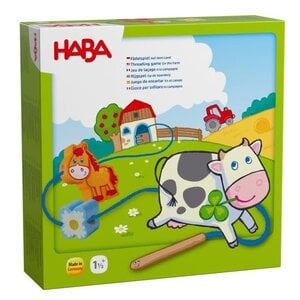 HABA Mijn eerste speelwereld - Boerderij - Rijgspel Op de boerderij