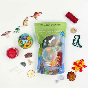 Invitation to imagine Dinosaur Busy Bag