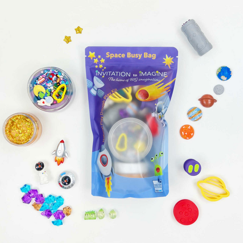 Invitation to imagine Space Busy Bag Invitation to imagine Space Busy Bag